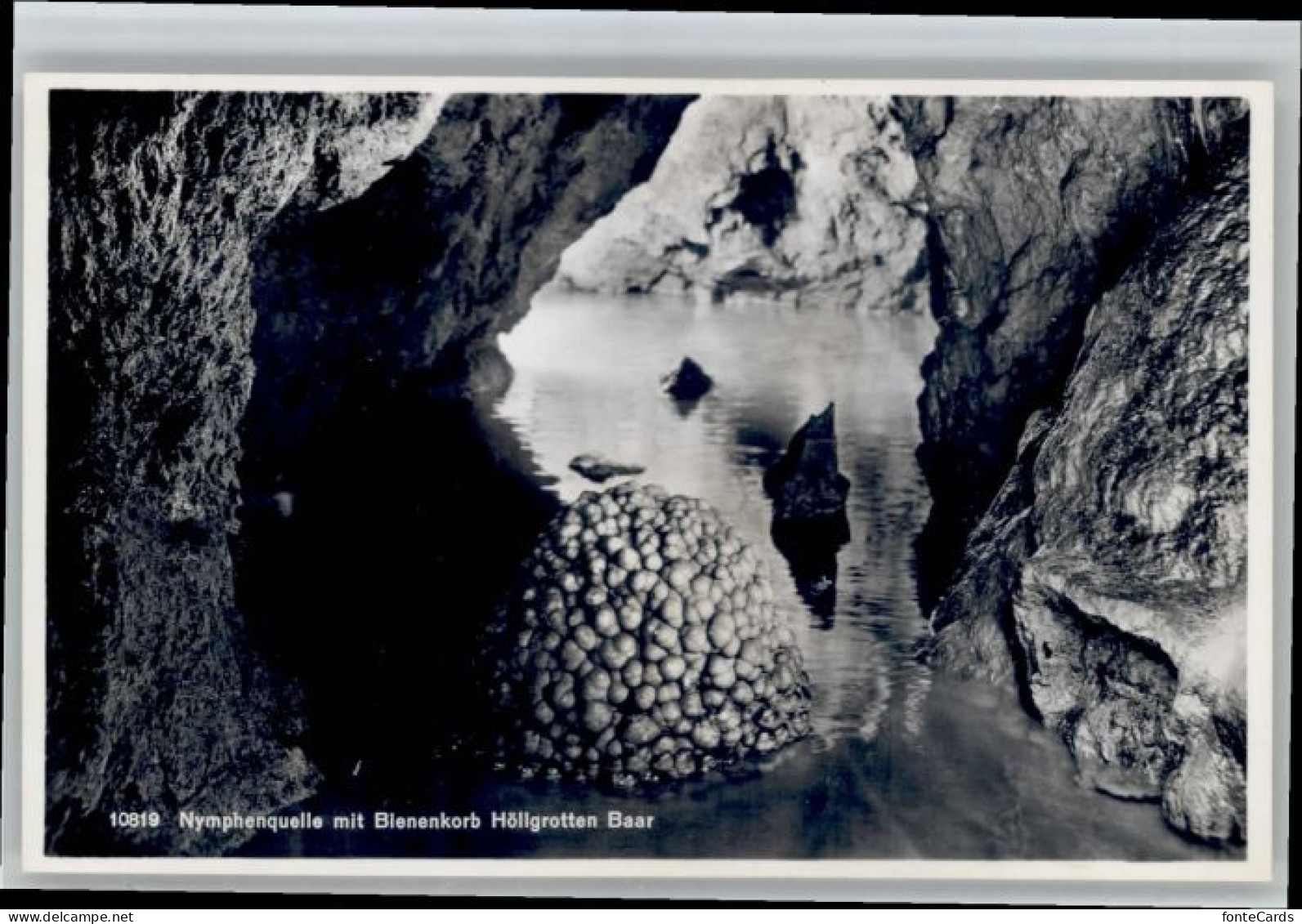 Baar ZG Baar Nymphenquelle Bienenkorb Hoellgrotte