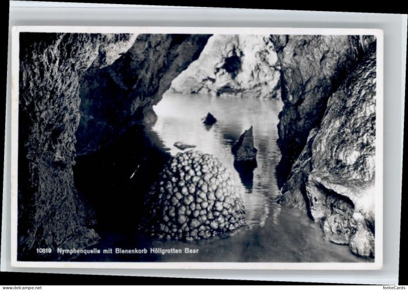 Baar ZG Baar Nymphenquelle Bienenkorb Hoellgrotte
