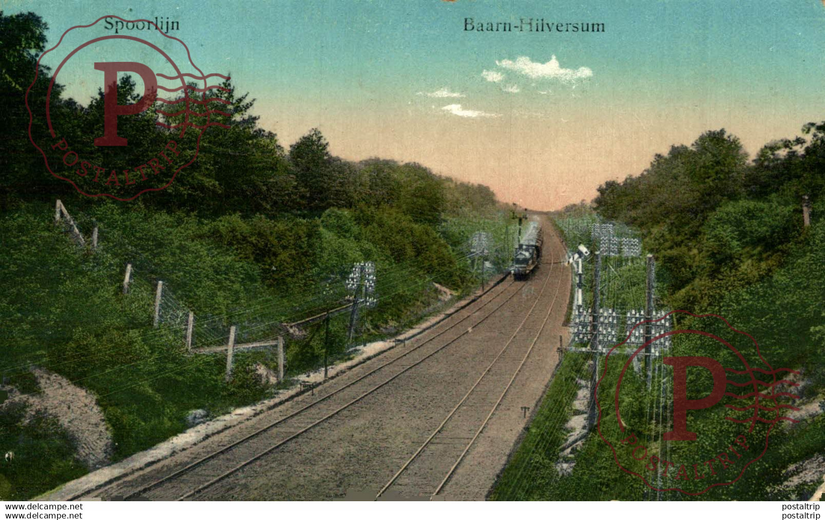 Baarn - Spoorlijn Baarn-Hilversum  UTRECHT STEMPEL EEMNES BINNEN
