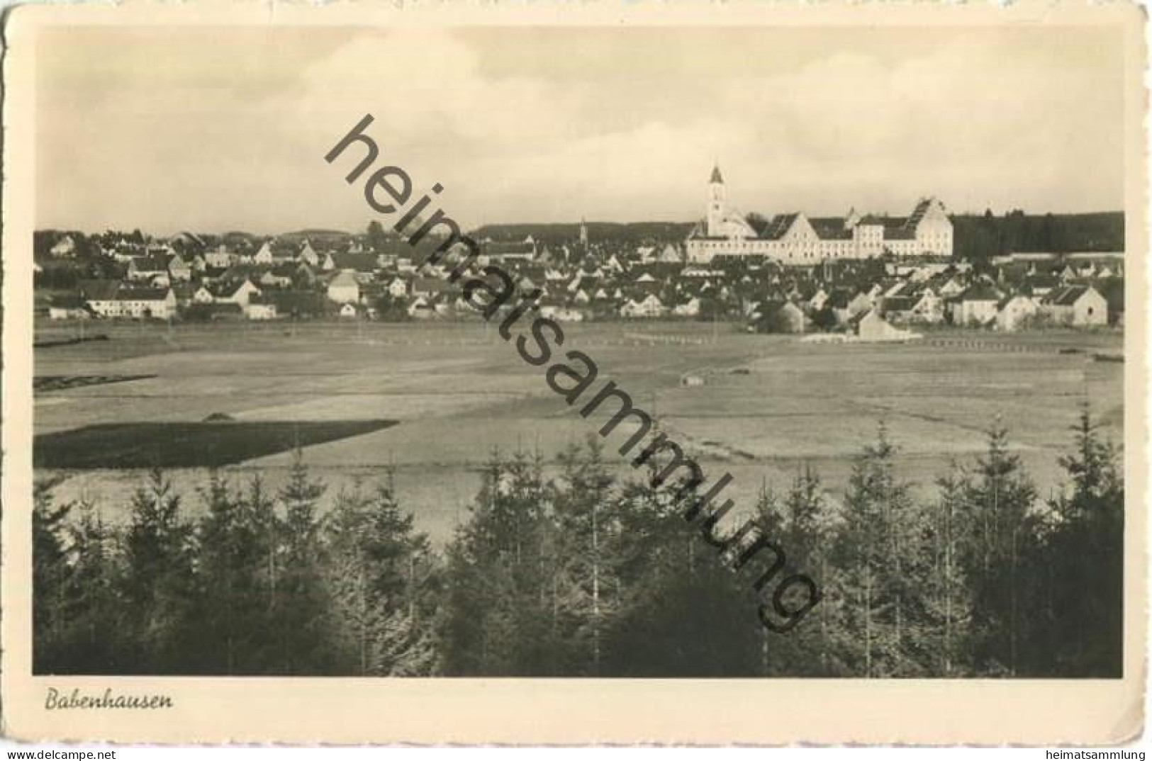 Babenhausen - Foto-AK - Verlag Franckh Stuttgart
