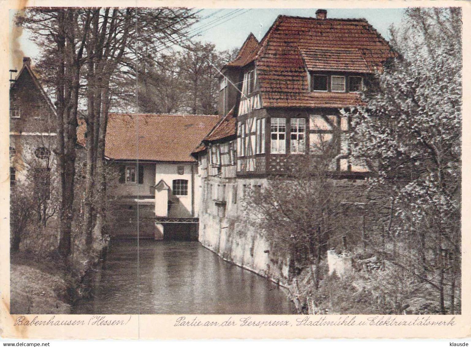 Babenhausen - Stadtmühle u.Elektrizitätswerk