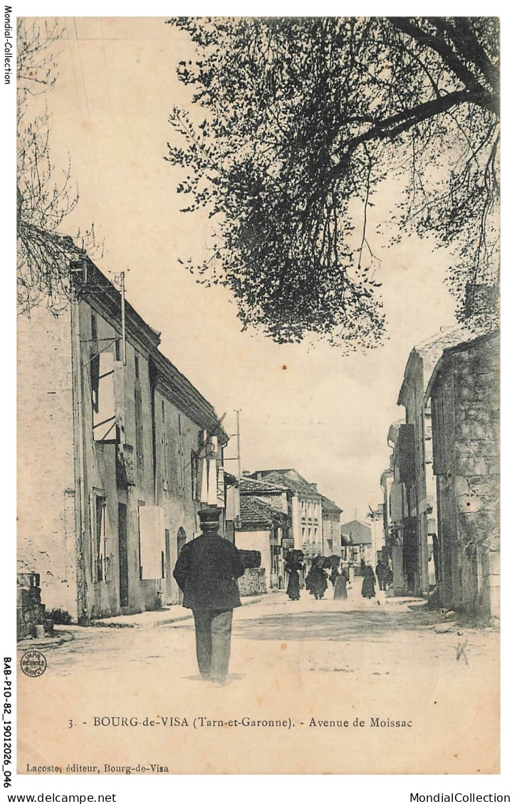 BABP10-1007-82 - BOURG-DE-VISA - Avenue de moissac