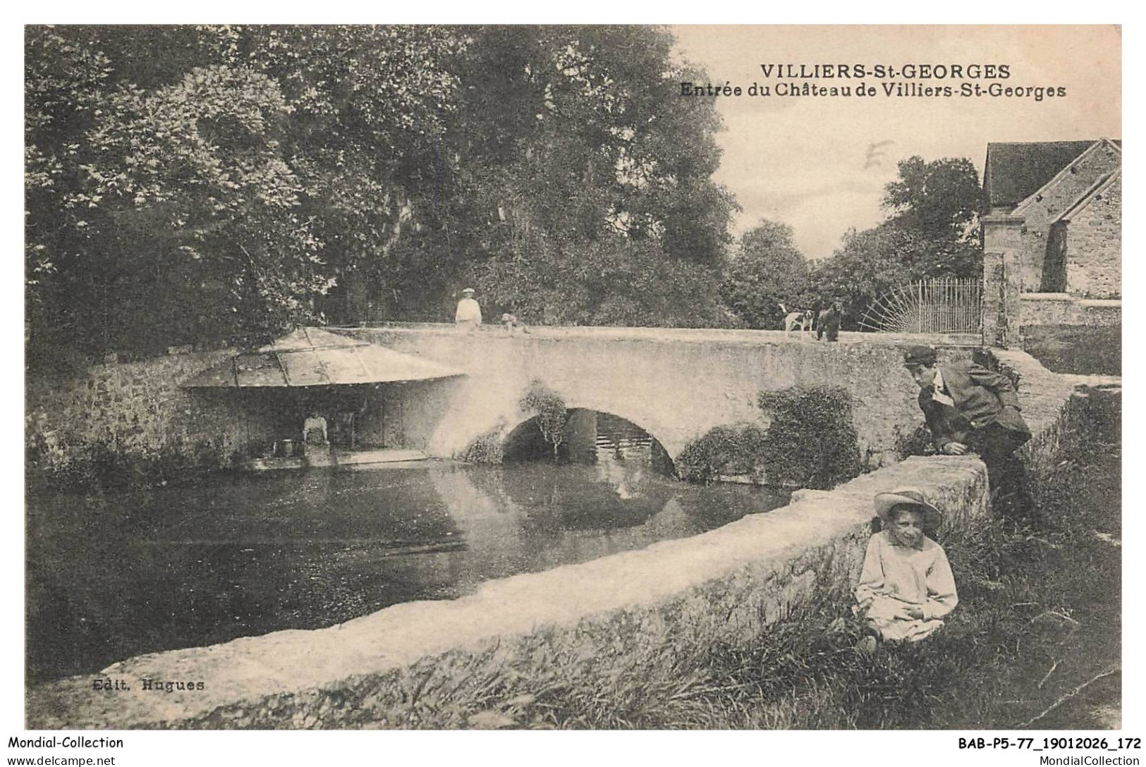 BABP5-0568-77 - VILLIERS-SAINT-GEORGES - Entrée du château de villiers-saint-georges