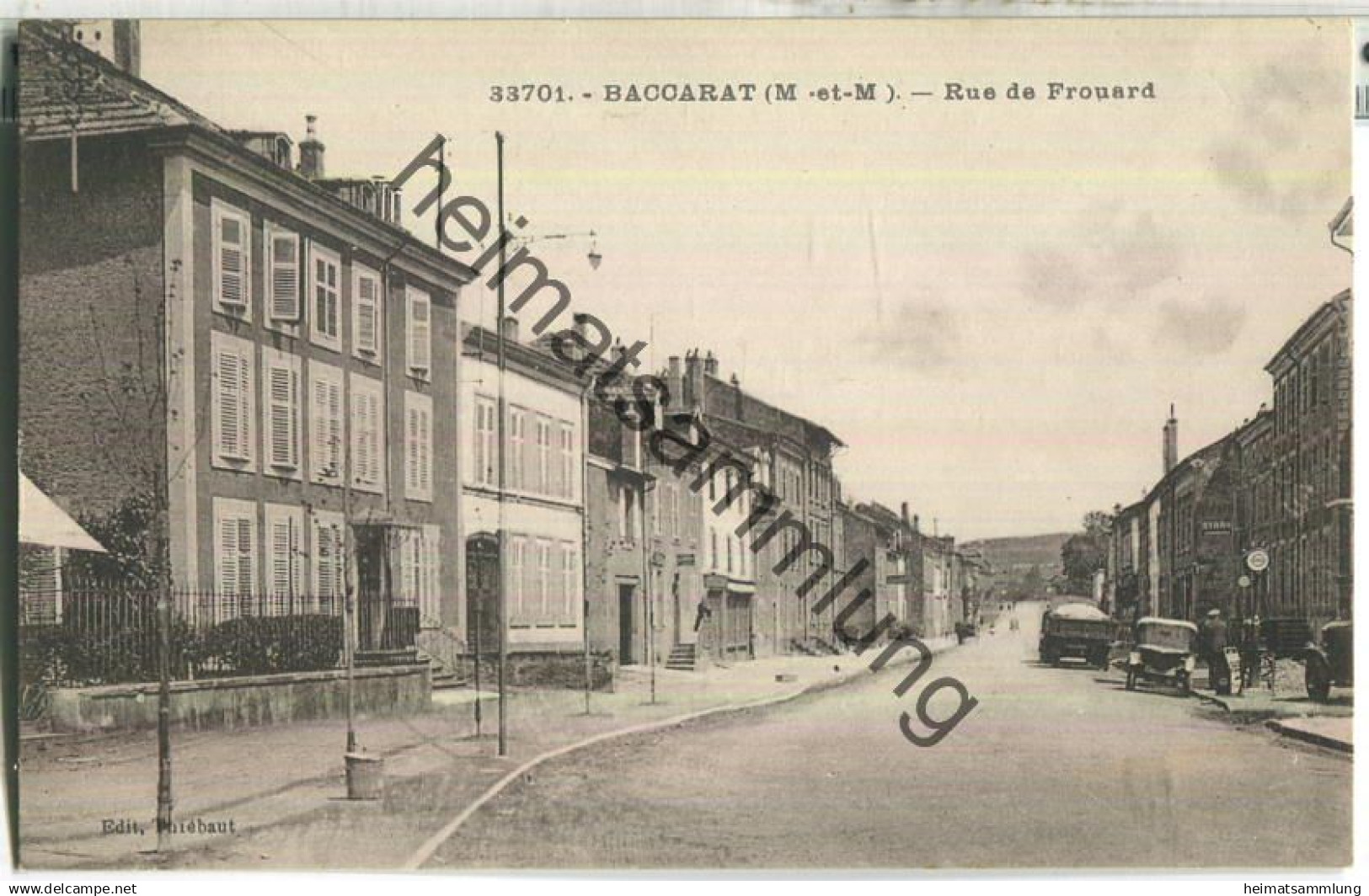 Baccarat - Rue de Frouard - Edition C.L.B. Besancon