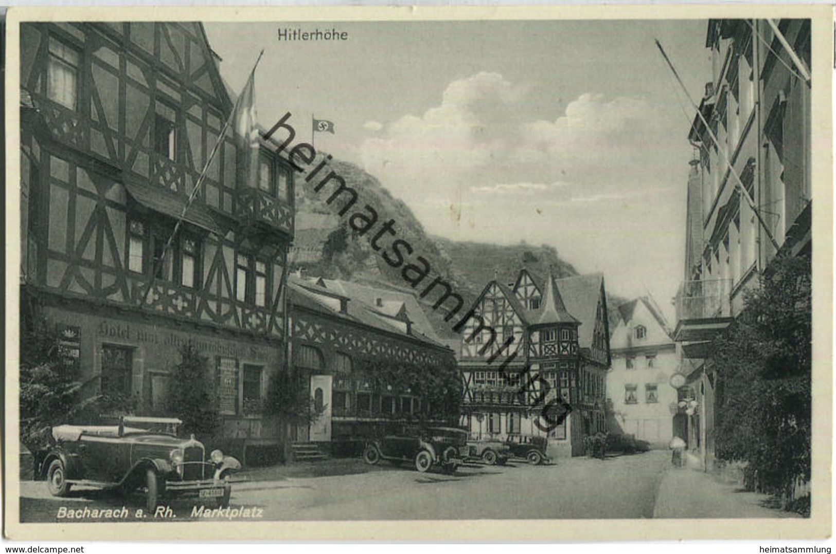 Bacharach - Marktplatz - Hitlerhöhe