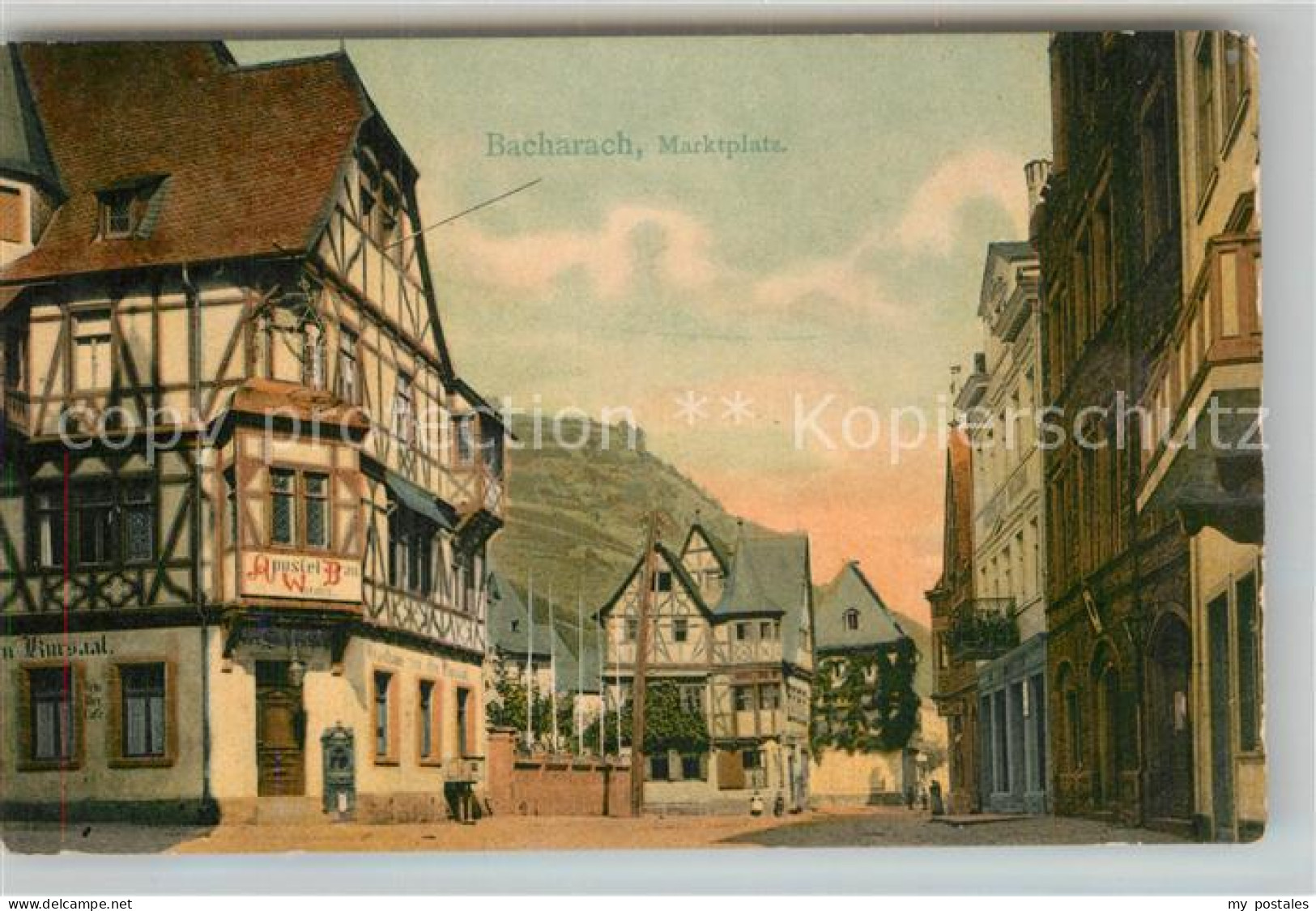 Bacharach Rhein Marktplatz