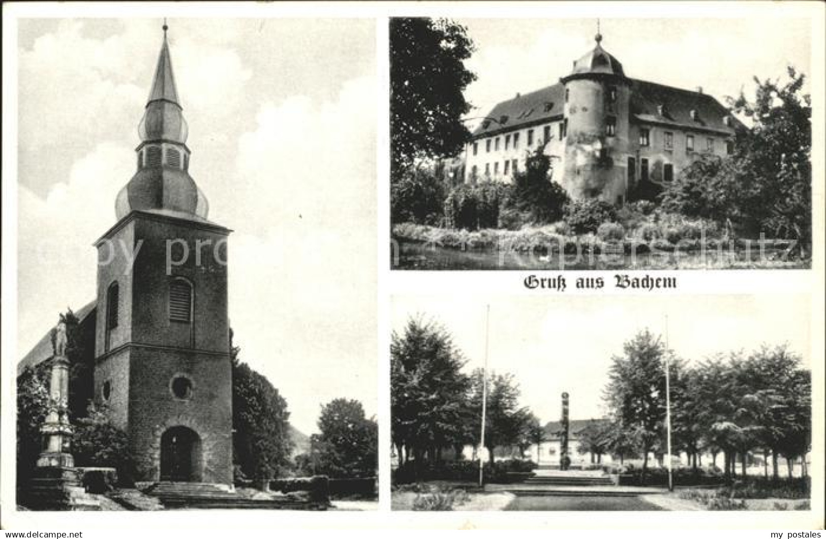 Bachem Losheim Burg Kirche