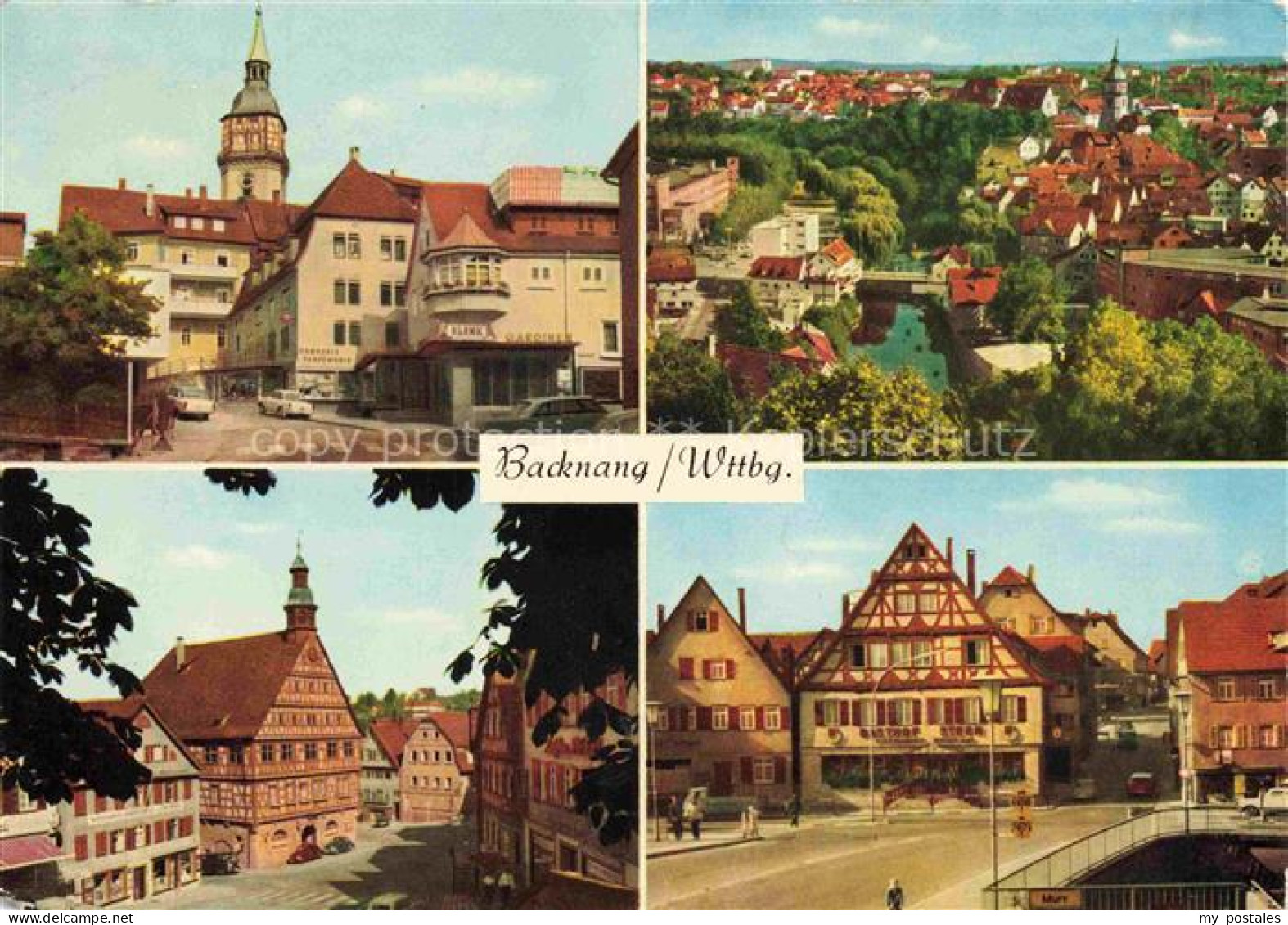 Backnang BW Ortspartien Panorama