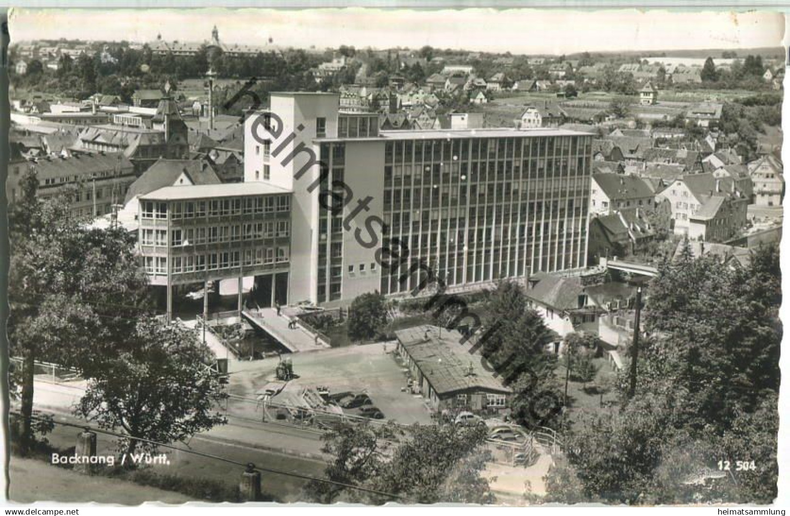 Backnang - Foto-Ansichtskarte - ohne AK-Einteilung
