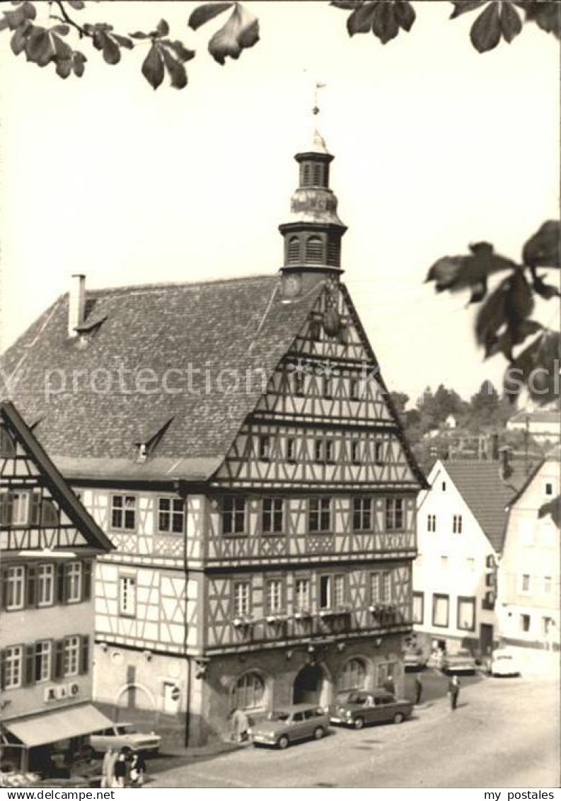 Backnang Rathaus Fachwerkhaus