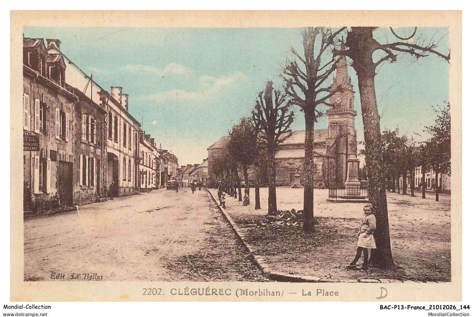 BACP13-1149-56 - CLEGUEREC - La place