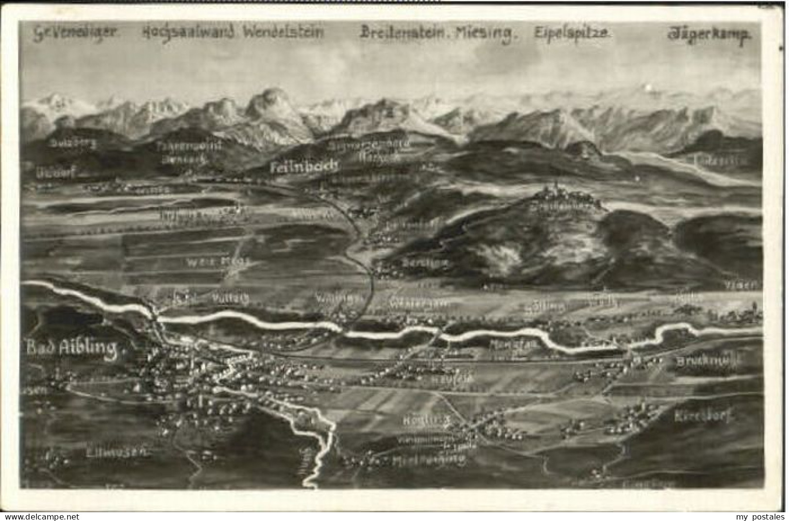 Bad Aibling Fliegeraufnahme