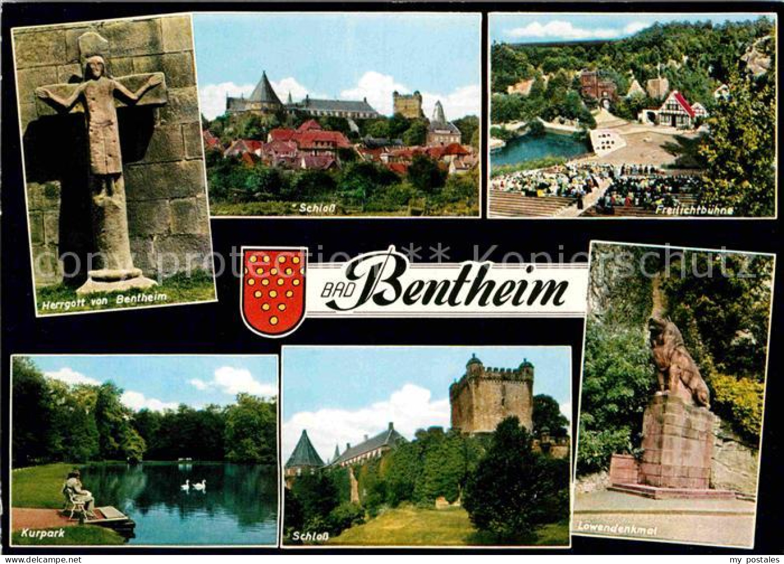 Bad Bentheim Herrgott von Bentheim Schloss Freilichtbuehne Kurpark Schloss Loewe