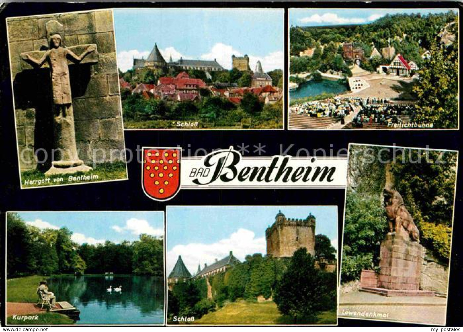 Bad Bentheim Herrgott von Bentheim Schloss Freilichtbuehne Kurpark Schloss Loewe