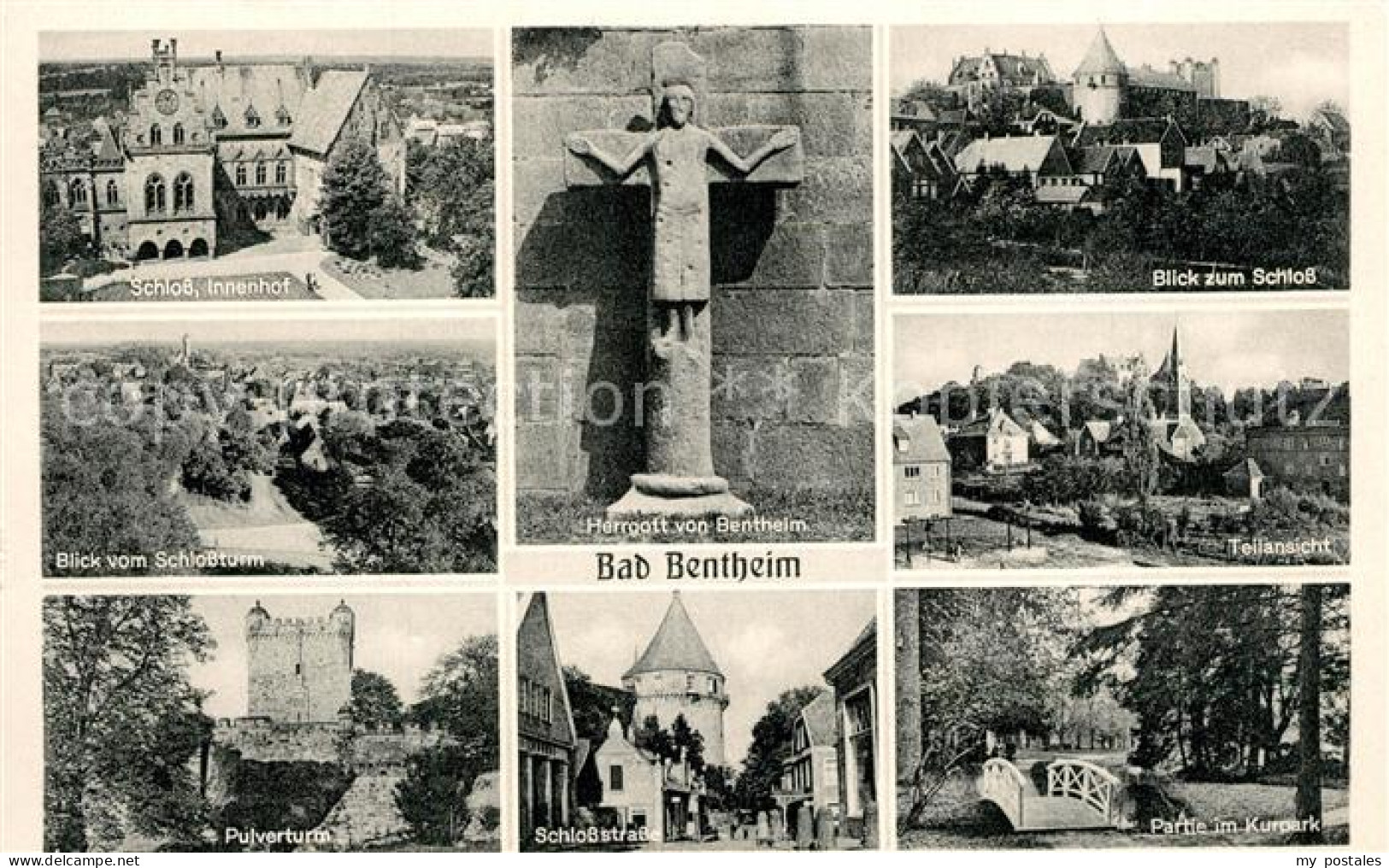 Bad Bentheim Schloss Innenhof Schlossturm Herrgott von Bentheim Pulverturm Schlo