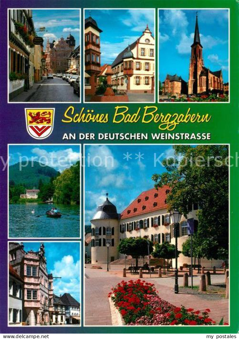 Bad Bergzabern Schloss Bergzabern Stadtansicht