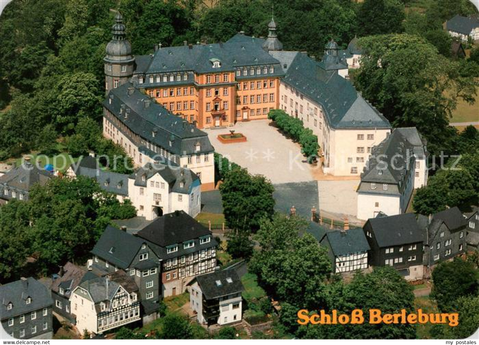 Bad Berleburg Schloss Berleburg Fliegeraufnahme