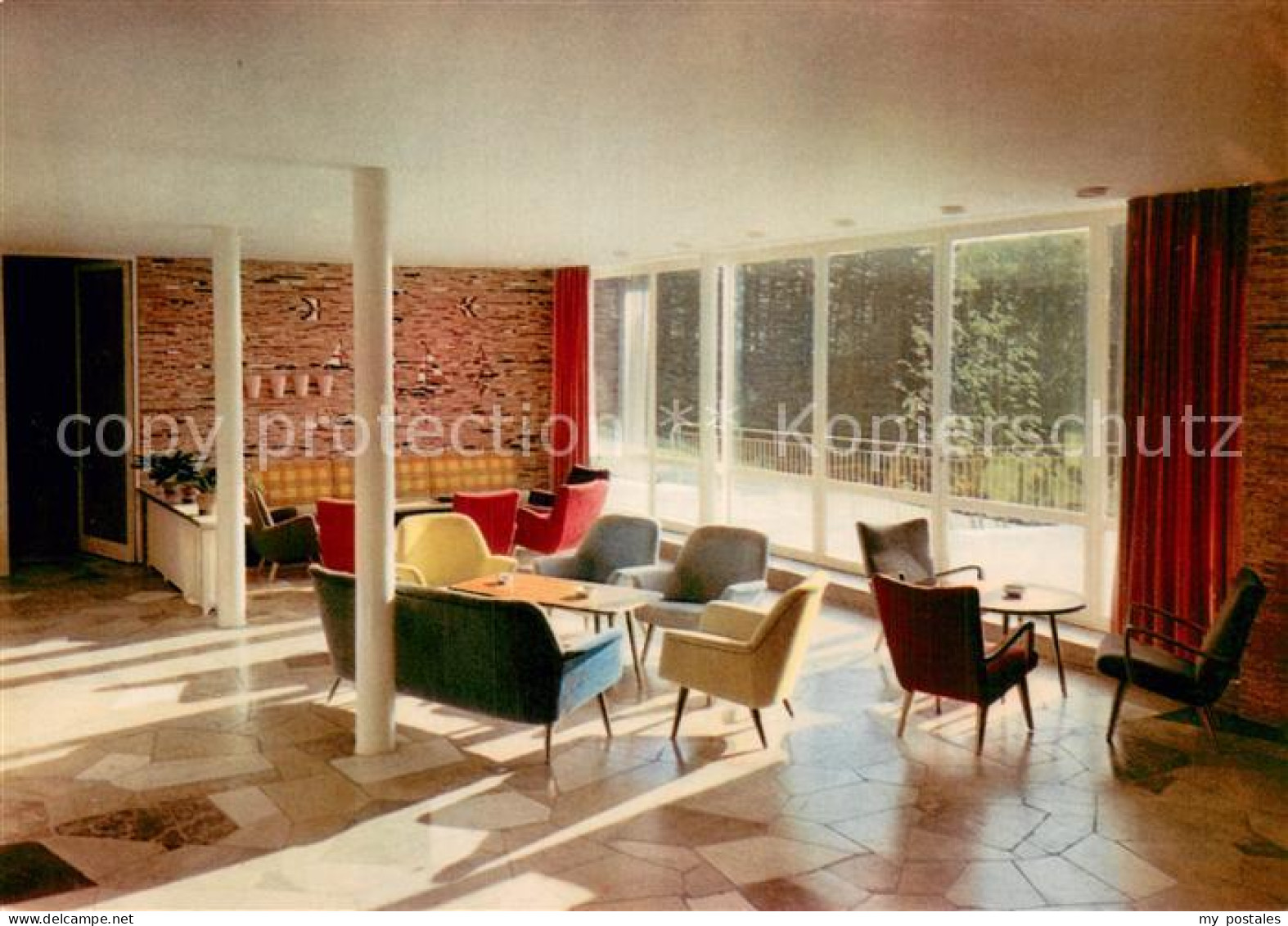 Bad Berneck Siemens-Erholungsheim-Berneck Innenansicht-Halle
