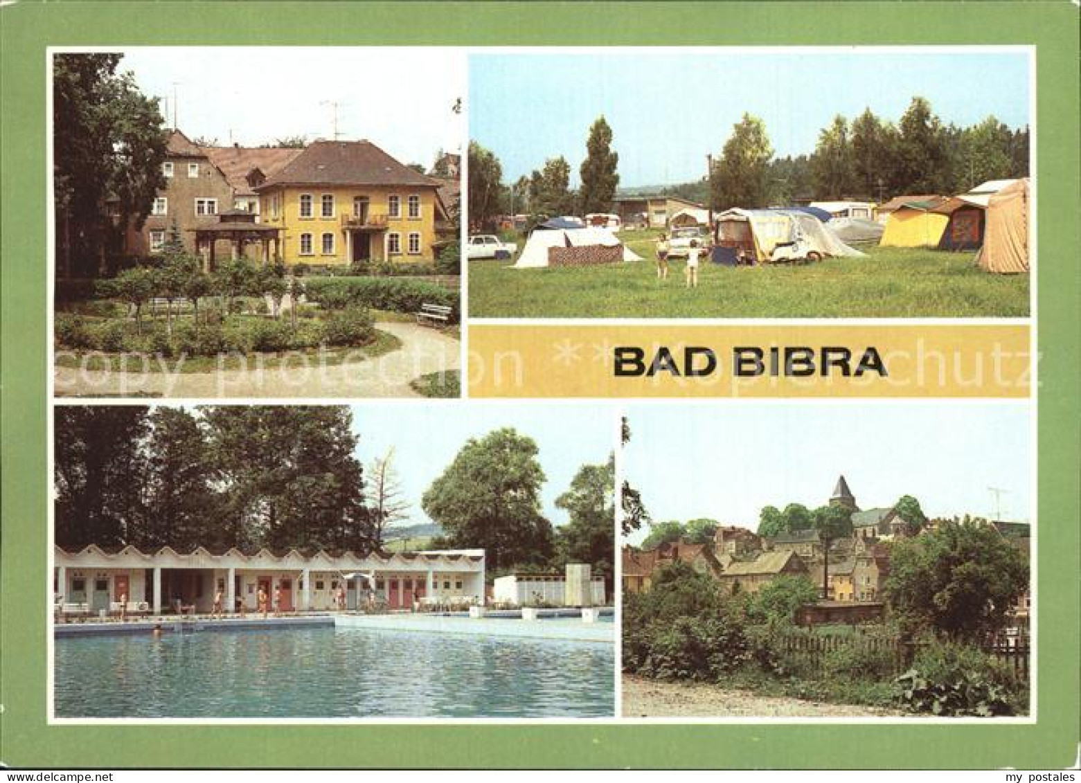 Bad Bibra Kuranlage Campingplatz Waldbad
