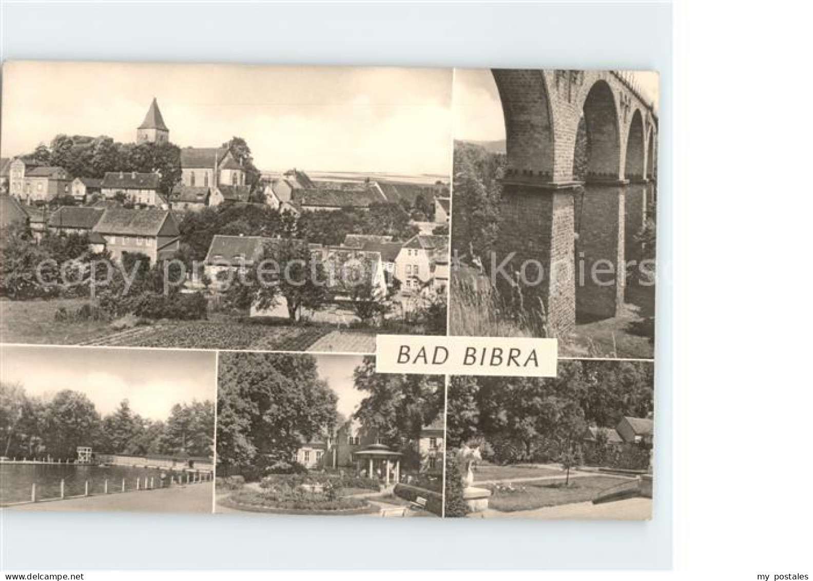 Bad Bibra Schnecktalbruecke Waldschwimmbad Parkanlage