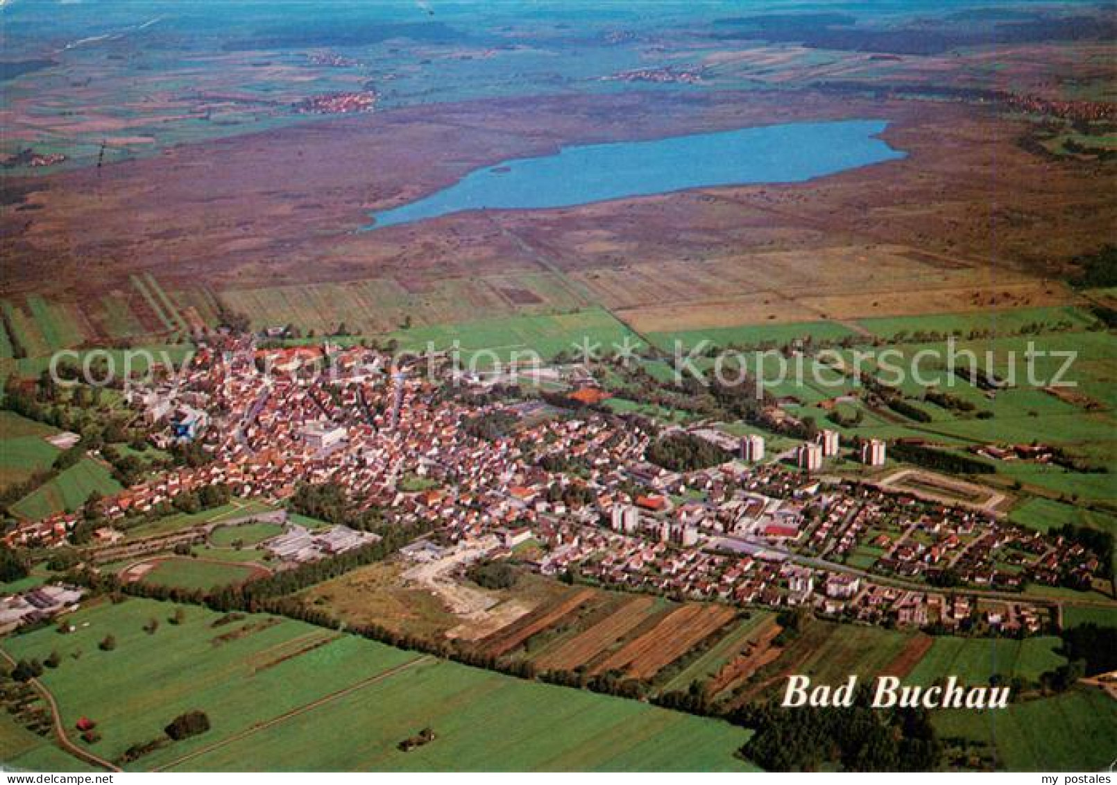 Bad Buchau Federsee Fliegeraufnahme