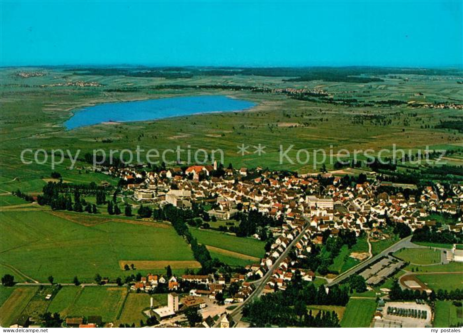 Bad Buchau Federsee Fliegeraufnahme