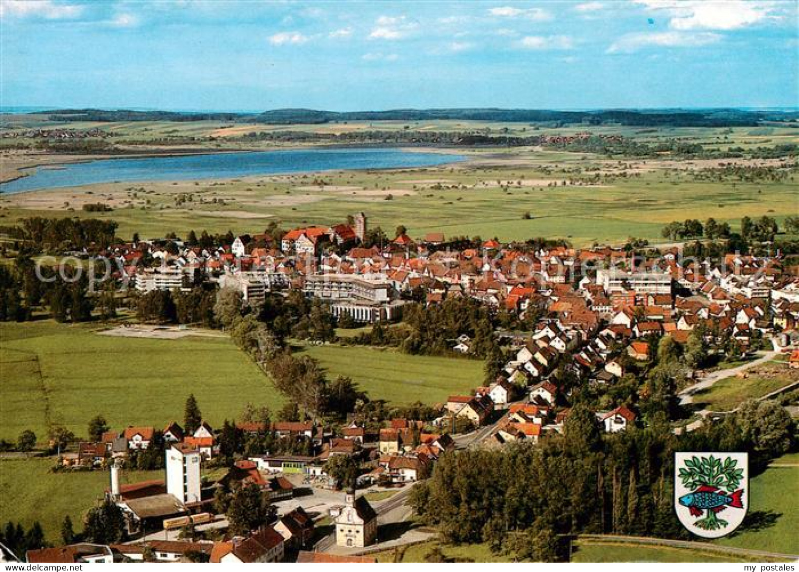 Bad Buchau Federsee Fliegeraufnahme