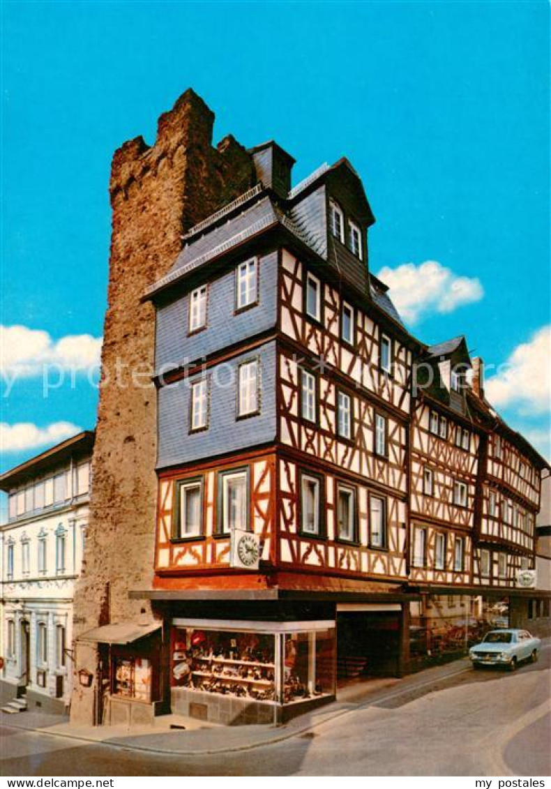 Bad Camberg Untertorturm Fachwerkhaeuser