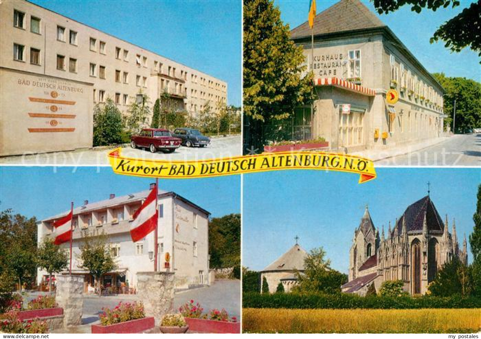 Bad Deutsch-Altenburg Kurhaus Haus Riedmueller Kirche