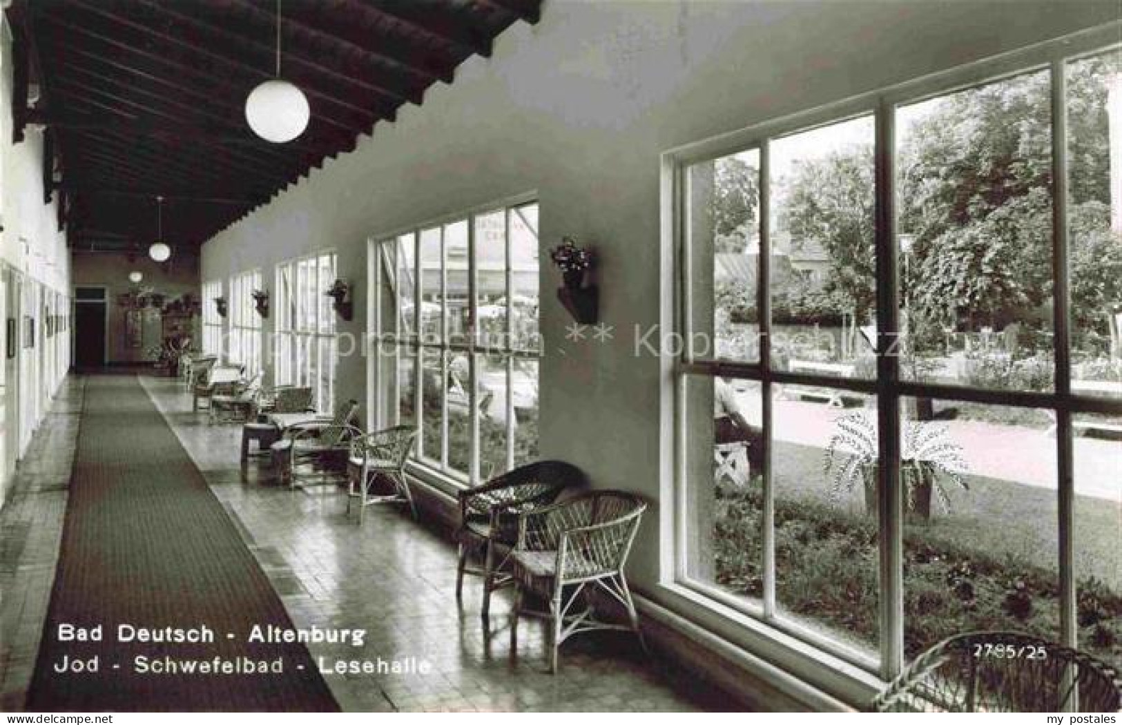 Bad Deutsch-Altenburg Niederoesterreich AT Jod Schwefelbad Lesehalle