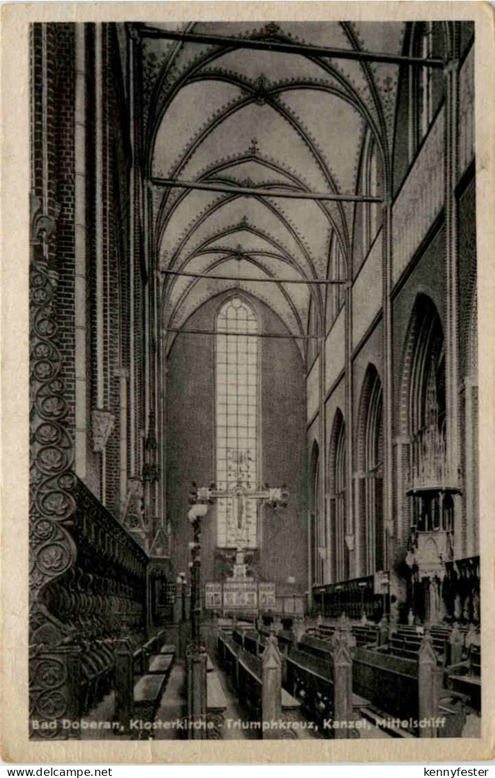 Bad Doberan, Klosterkirche, Kanzel, Mittelschiff