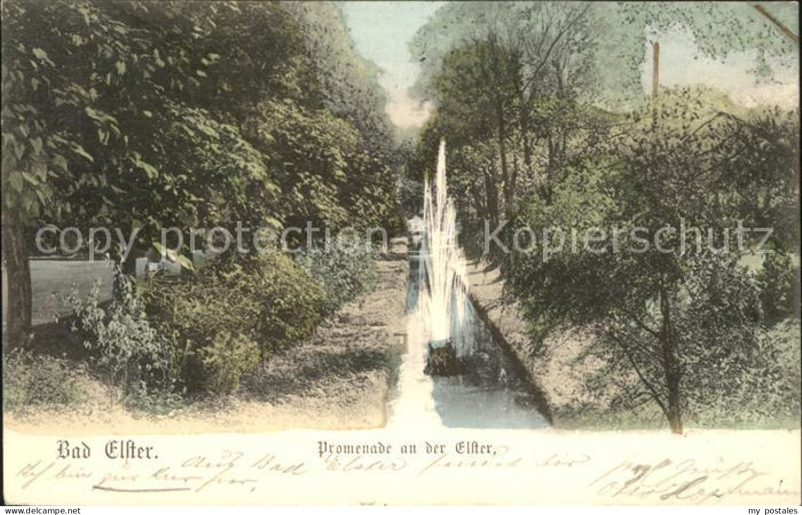 Bad Elster Promenade an der Elster