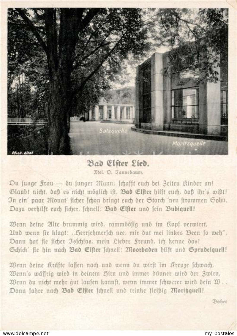 Bad Elster Salzquelle Moritzquelle Elster Lied