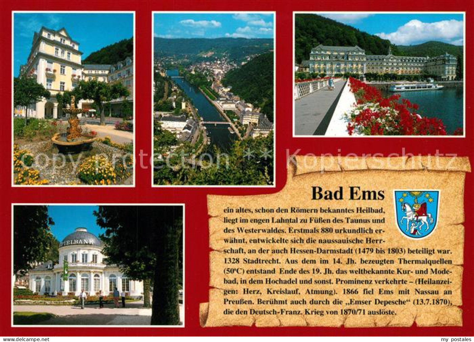 Bad Ems Promenade Kurhotel Spielbank