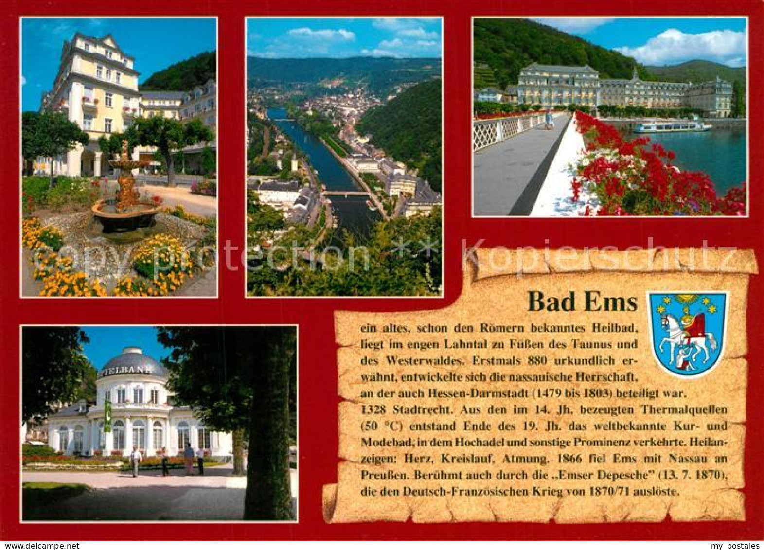 Bad Ems Promenade Kurhotel Spielbank