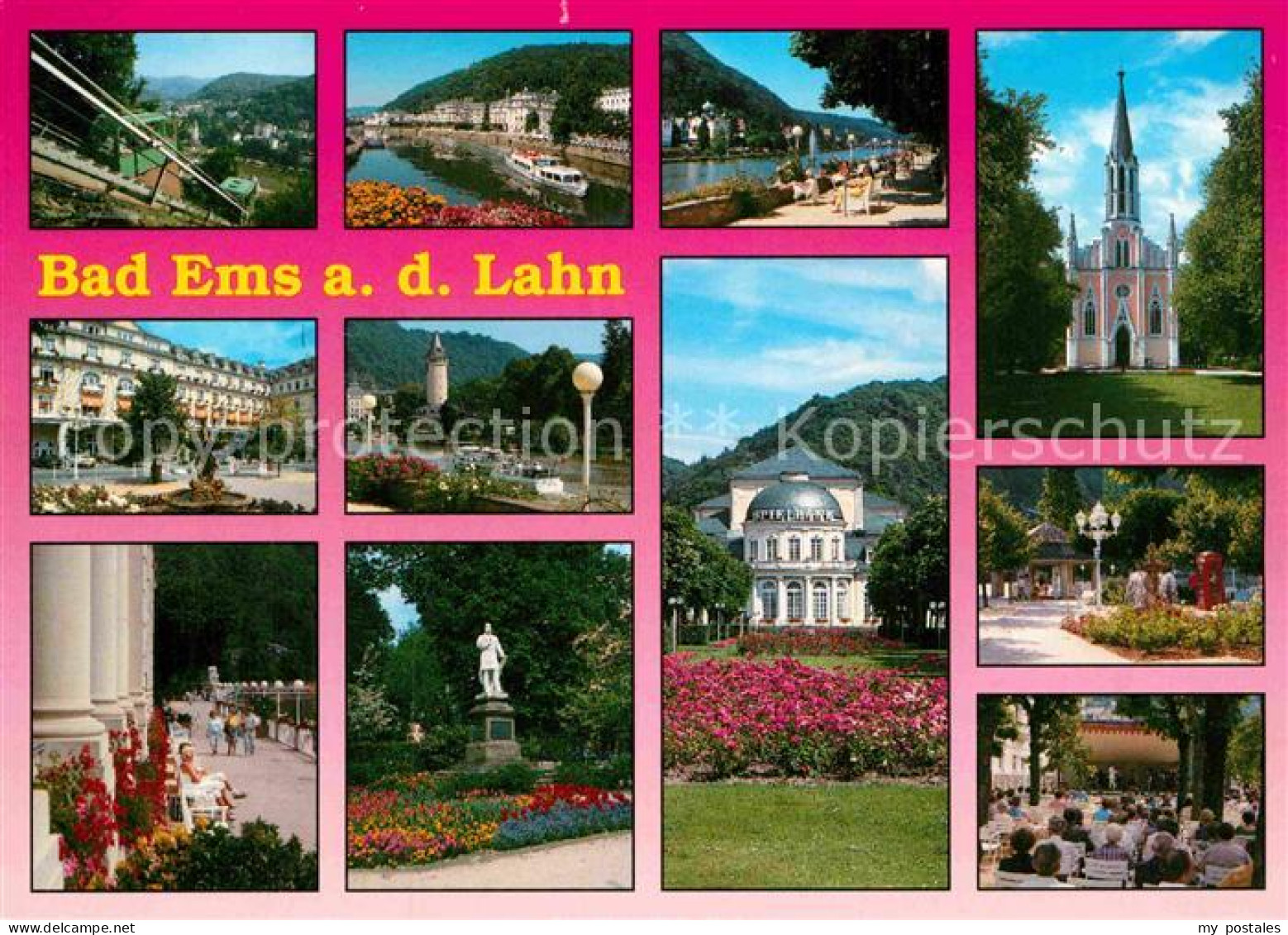 Bad Ems Spielbank Kirche Zahnradbahn
