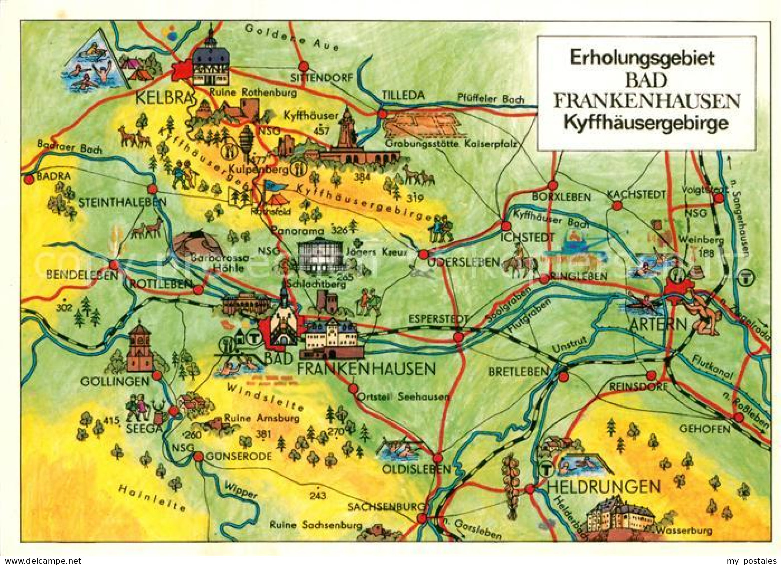 Bad Frankenhausen Kelbra Tileda Kachstedt Artern Oldisleben Goellingen