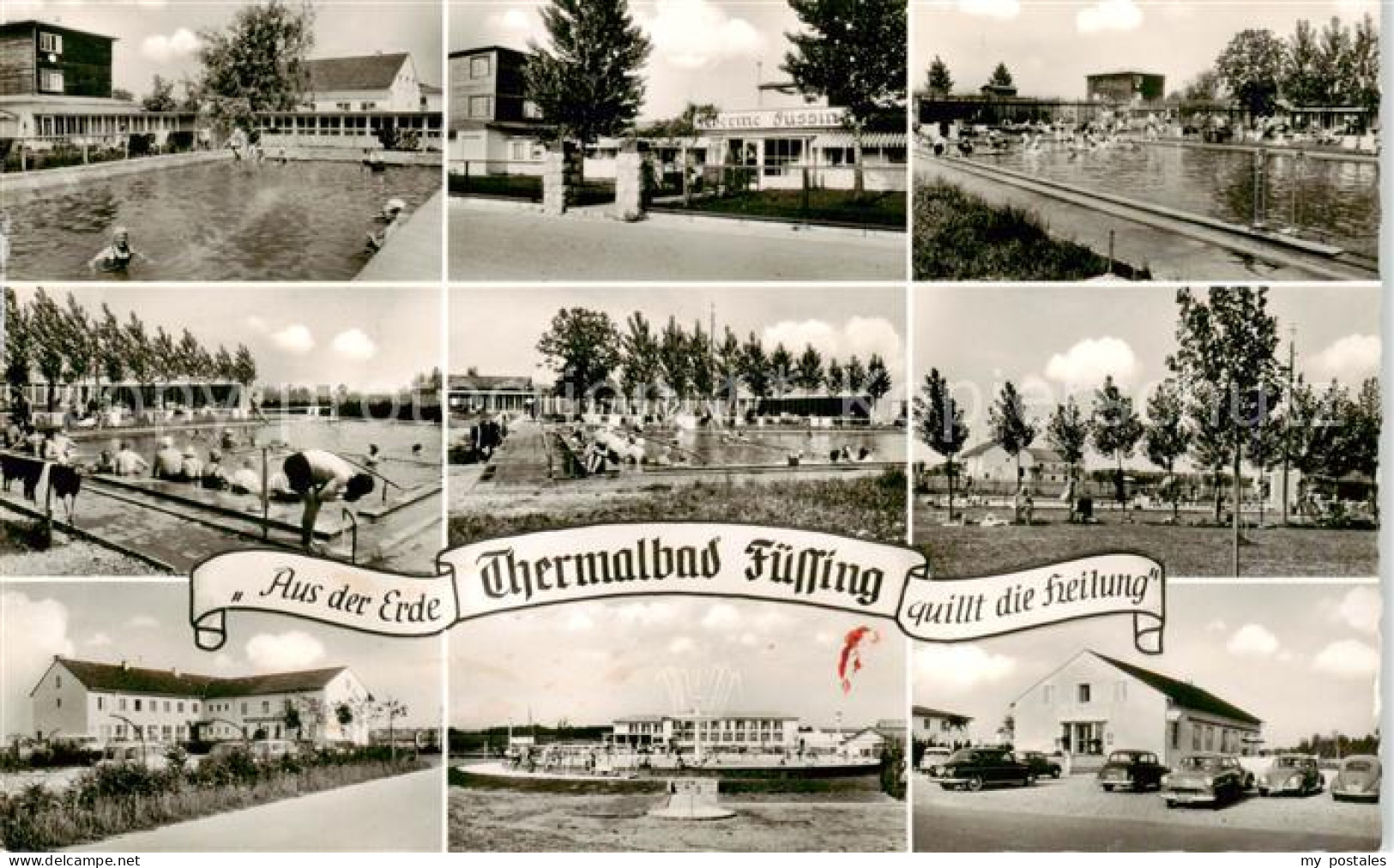 Bad Fuessing Freibad Therme Fuessing Teilansichten