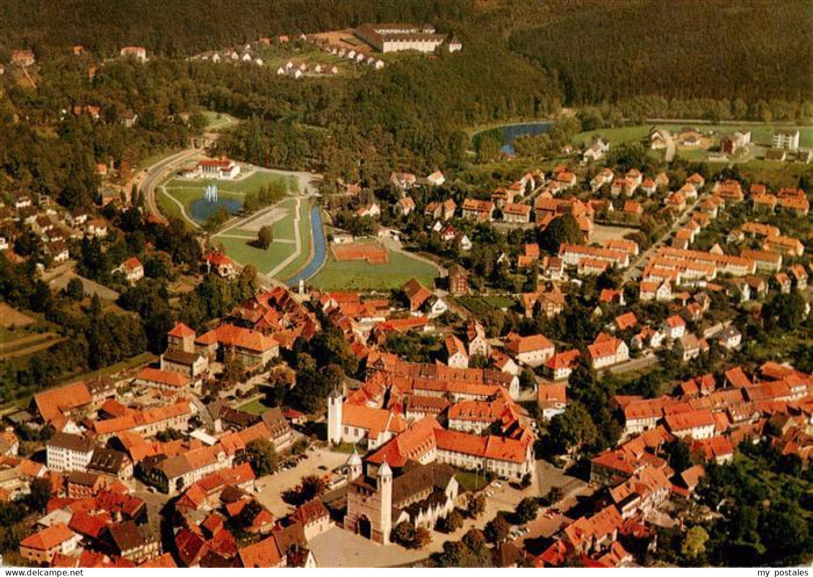 Bad Gandersheim Fliegeraufnahme