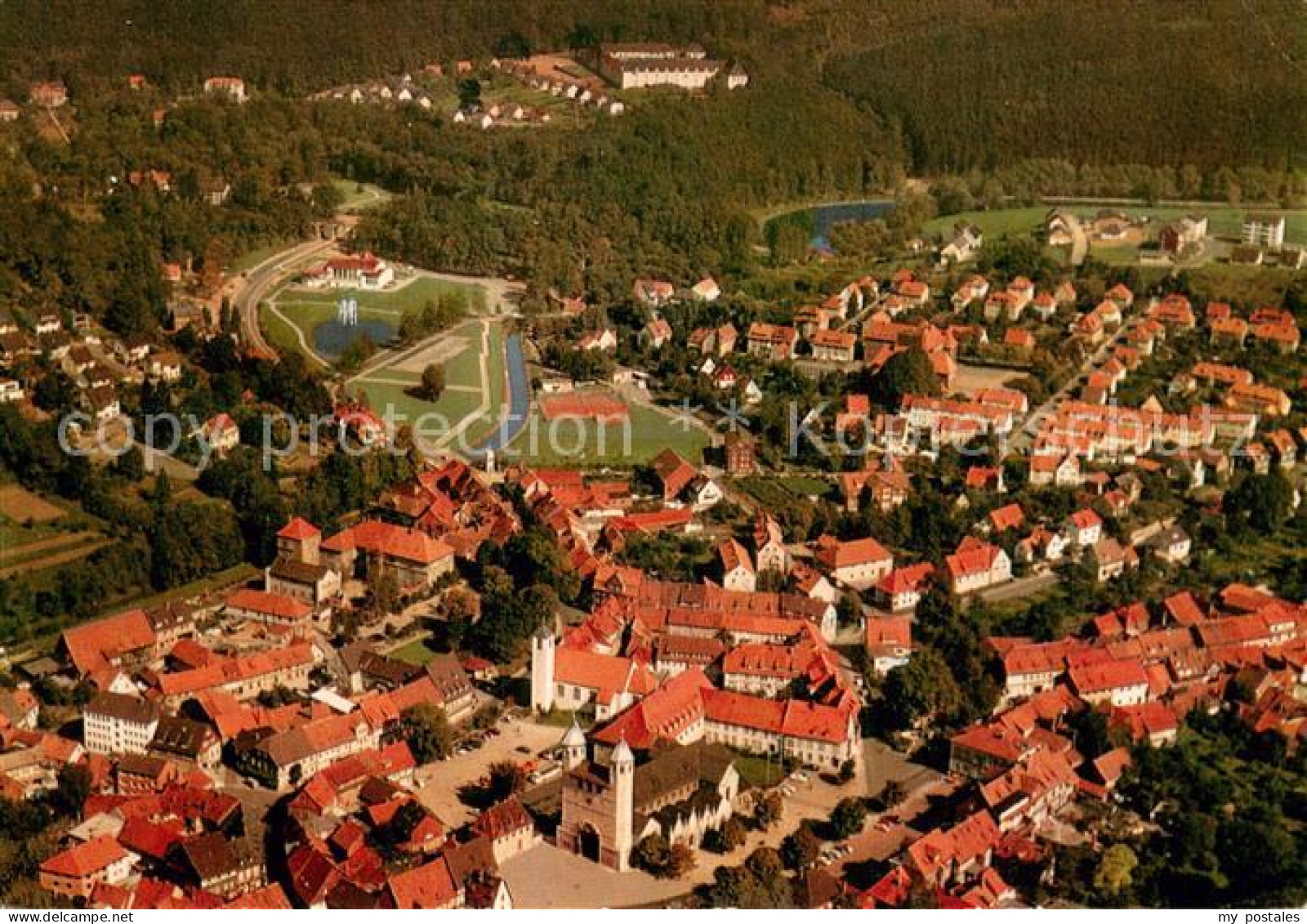 Bad Gandersheim Fliegeraufnahme