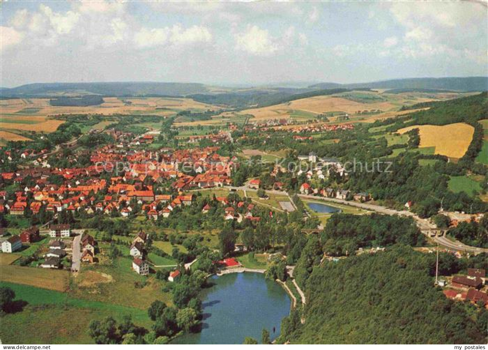 Bad Gandersheim Fliegeraufnahme
