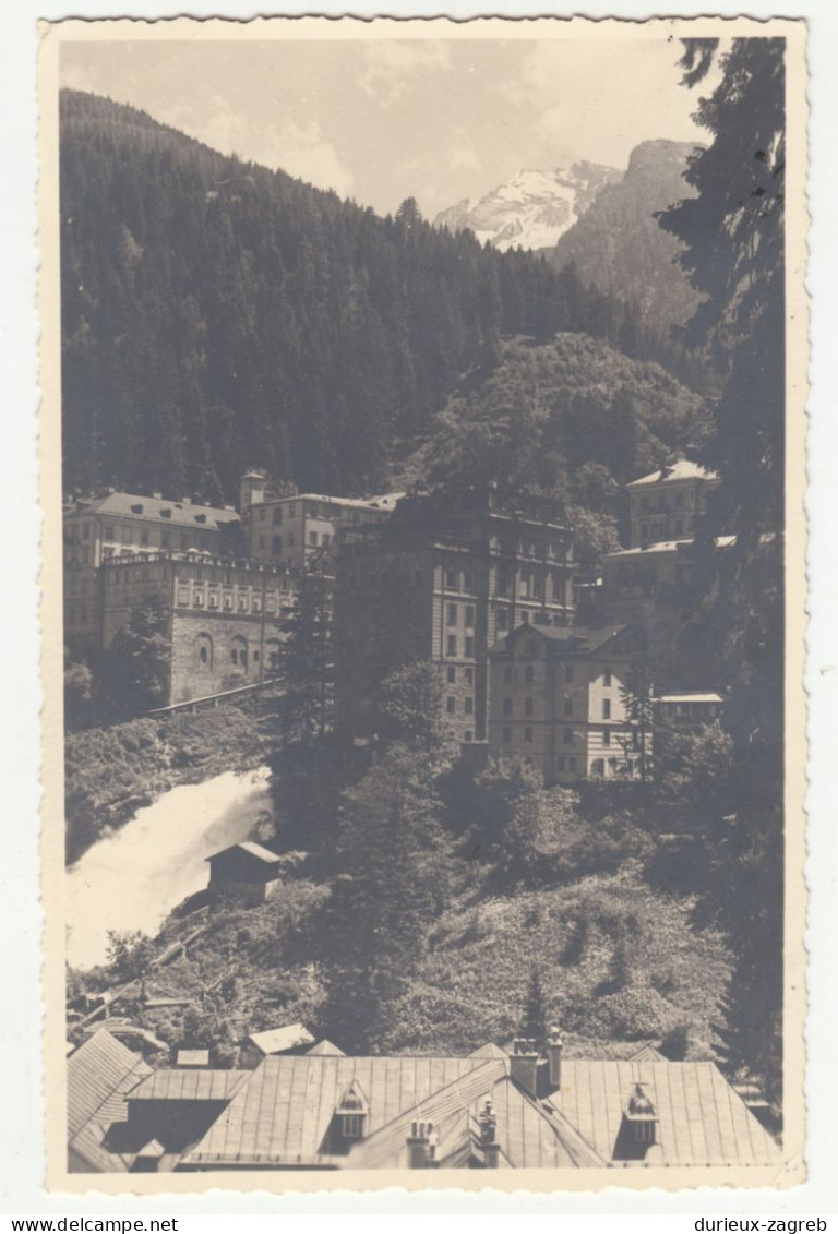 Bad Gastein old postcard posted 1944 special postmark b240503