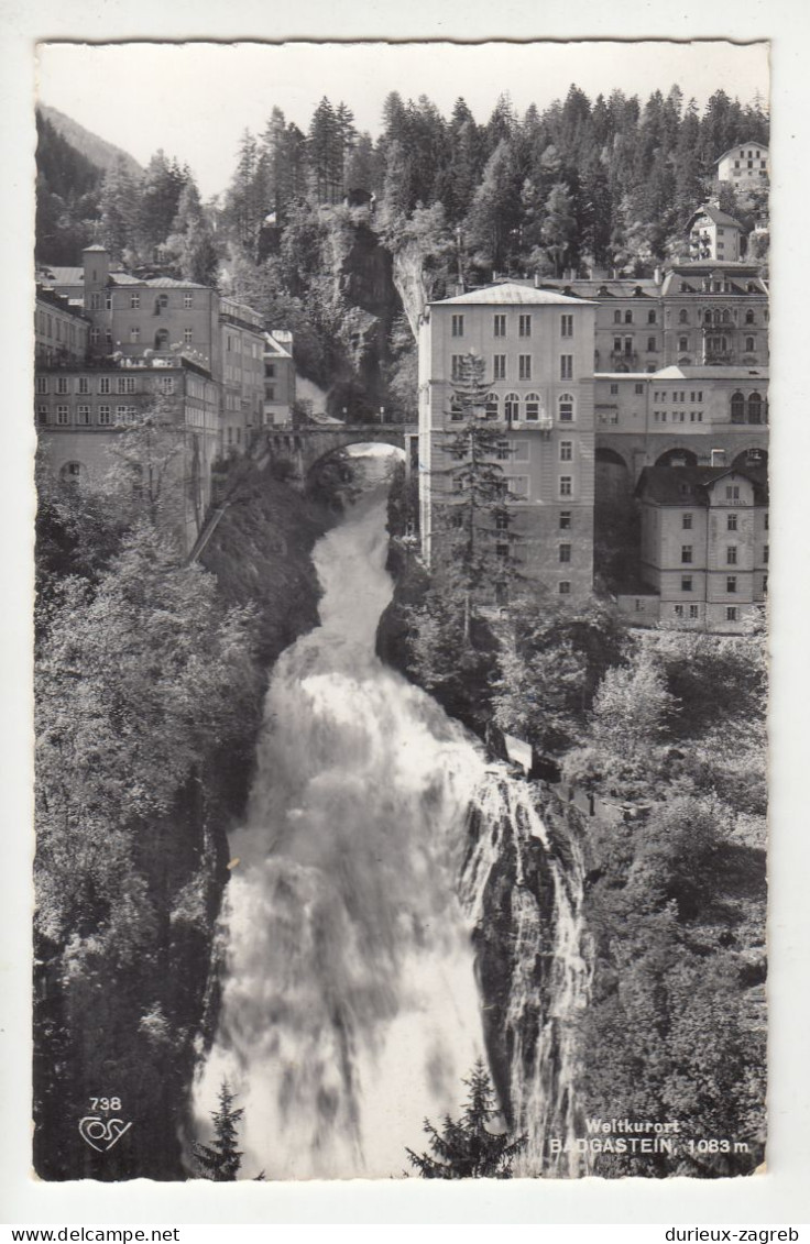 Bad Gastein old postcard posted 195? b230720