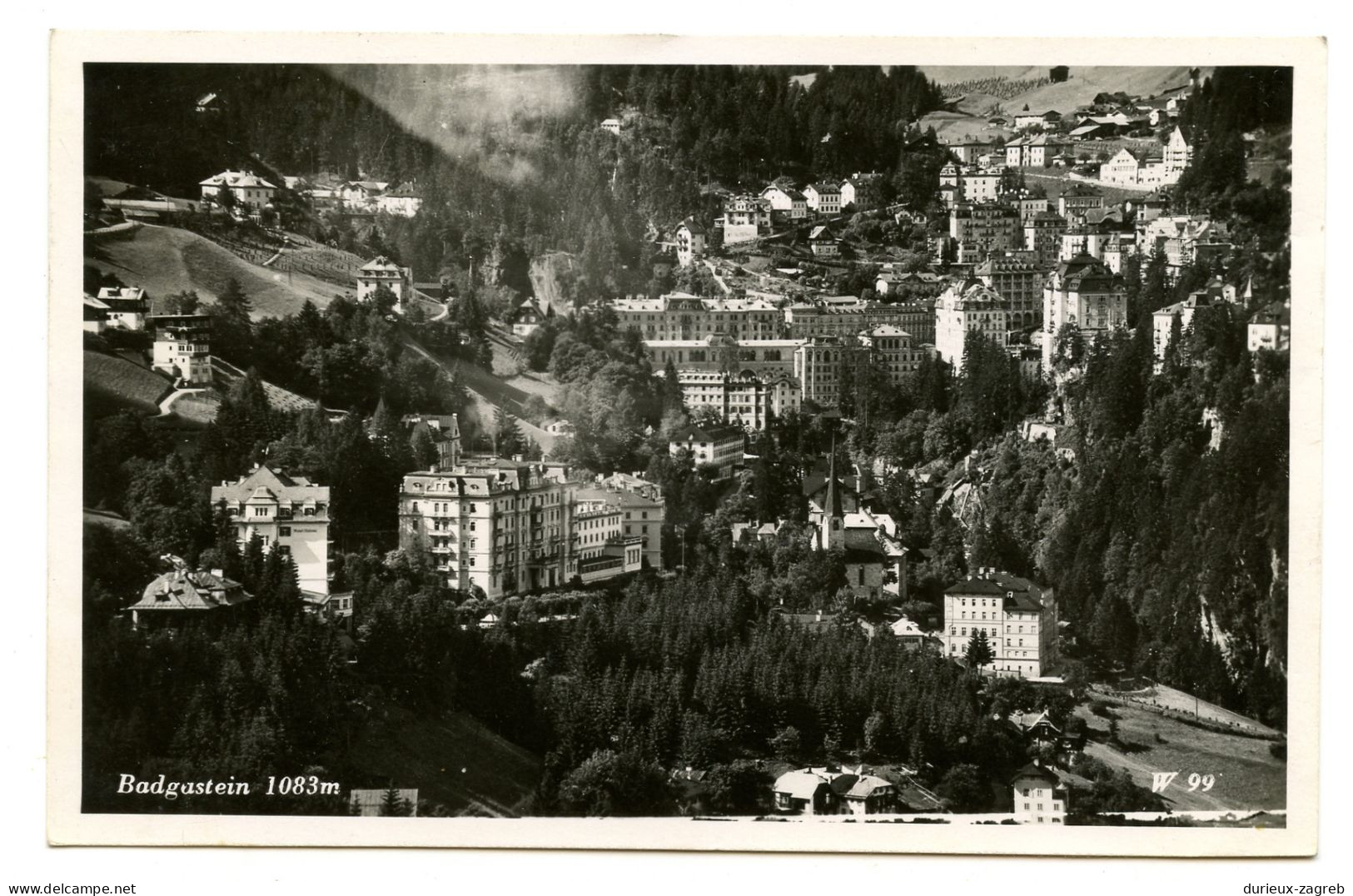Bad Gastein old postcard posted 1951 b240615