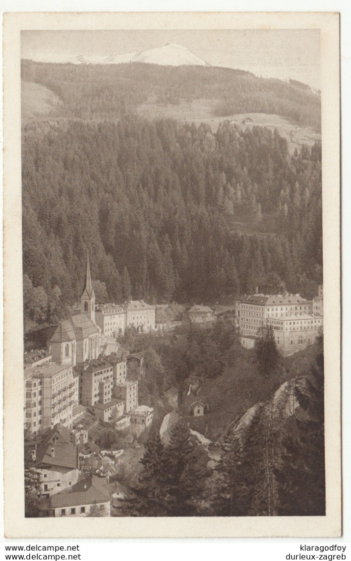 Bad Gastein old postcard travelled 1921 b190110
