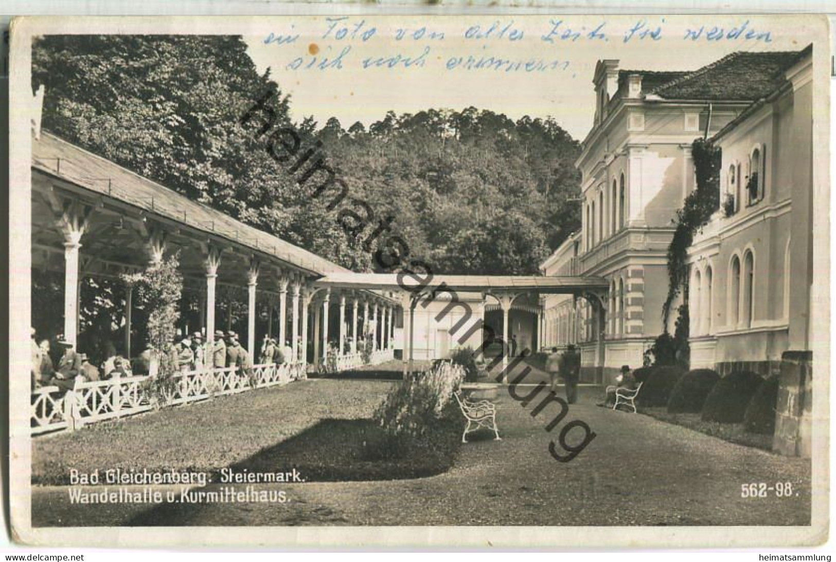 Bad Gleichenberg - Wandelhalle und Kurmittelhaus - Foto-Ansichtskarte - Frank-Verlag Graz