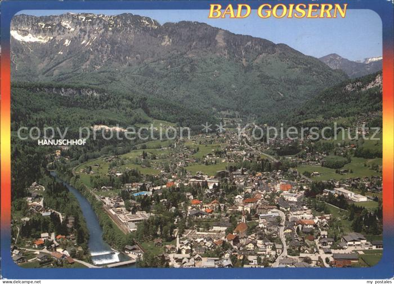 Bad Goisern Salzkammergut Fliegeraufnahme Hanushof