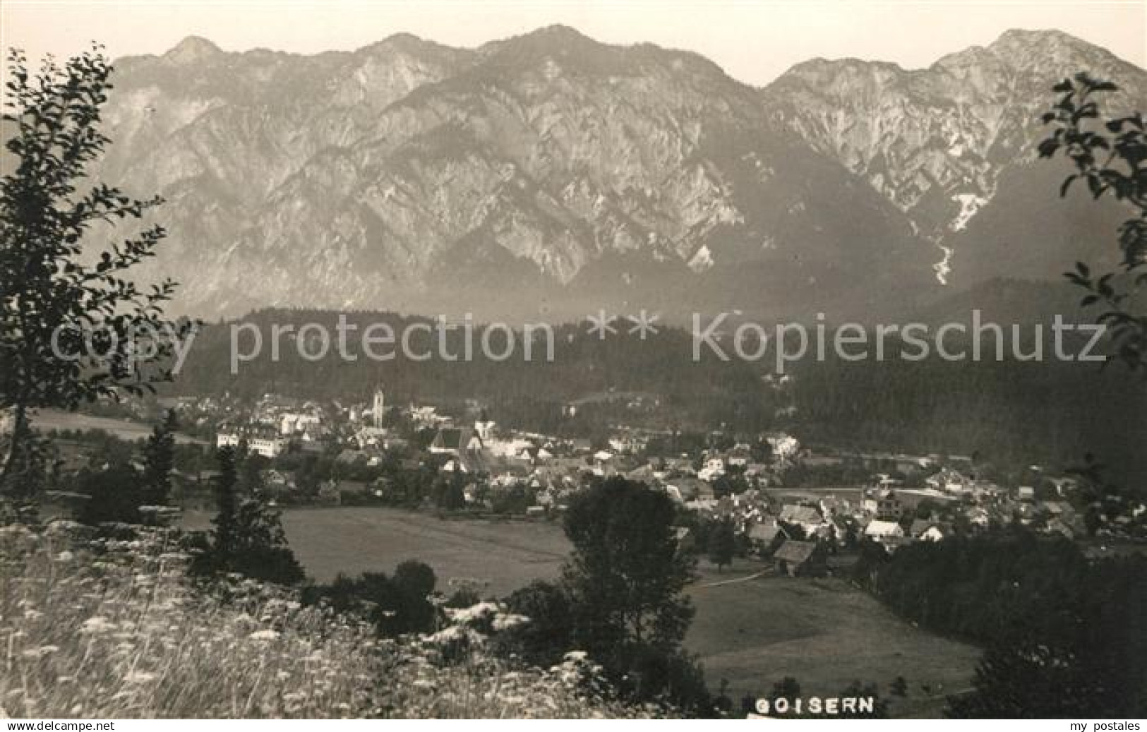 Bad Goisern Salzkammergut Gesamtansicht mit Alpenpanorama