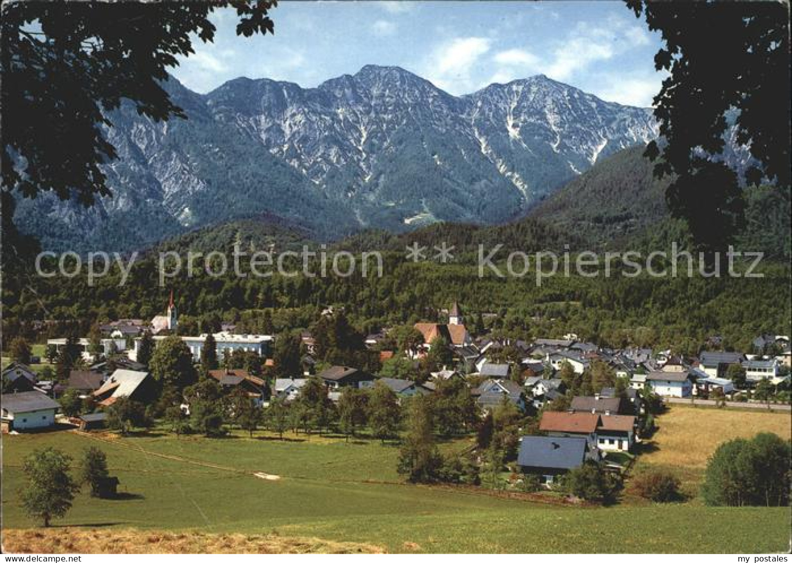 Bad Goisern Salzkammergut mit Kalm Berg