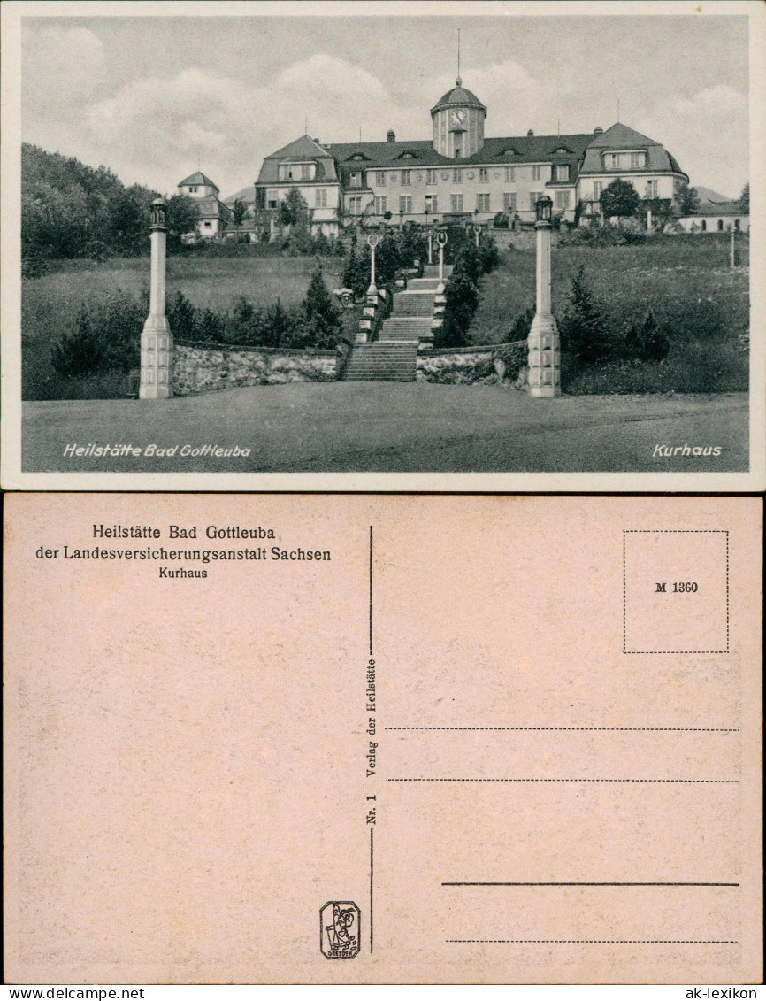 Bad Gottleuba-Bad Gottleuba-Berggießhübel Heilstätte Kurhaus 1945
